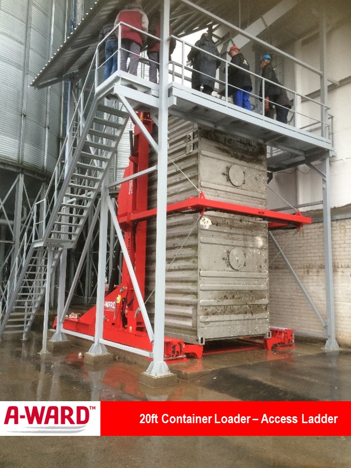 20ft Loader with fixed ladder