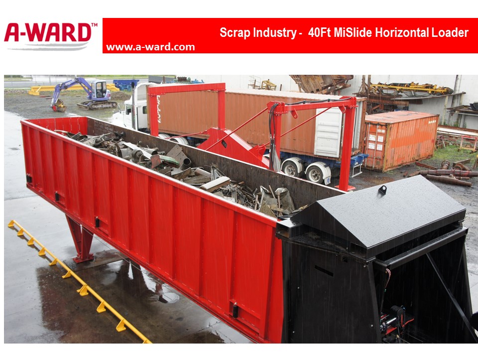 MiSlide 40Ft Horizontal Loader Scrap Industry
