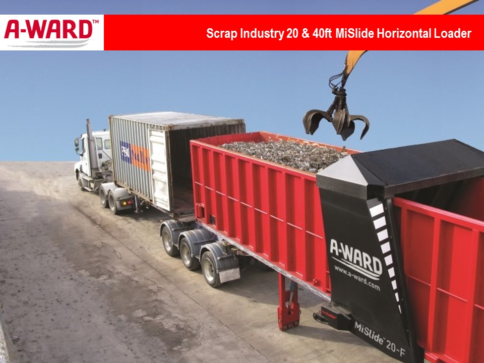 Scrap Industry 20 _ 40 Ft MiSlide Horizontal Loader