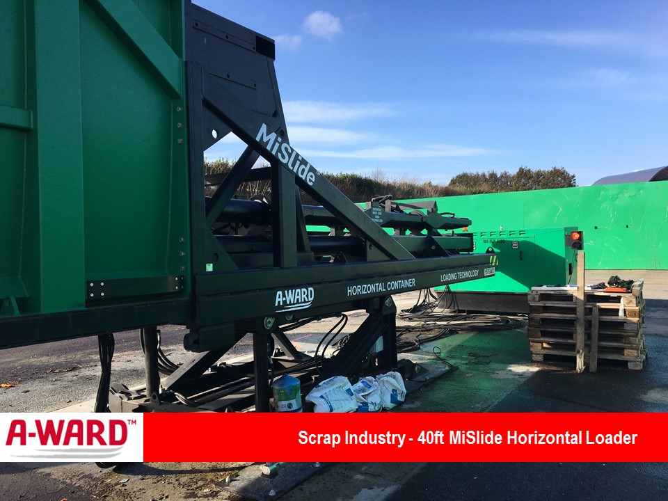 Scrap Industry 40Ft MiSlide Horizontal Lader Hydraulic Cylinders