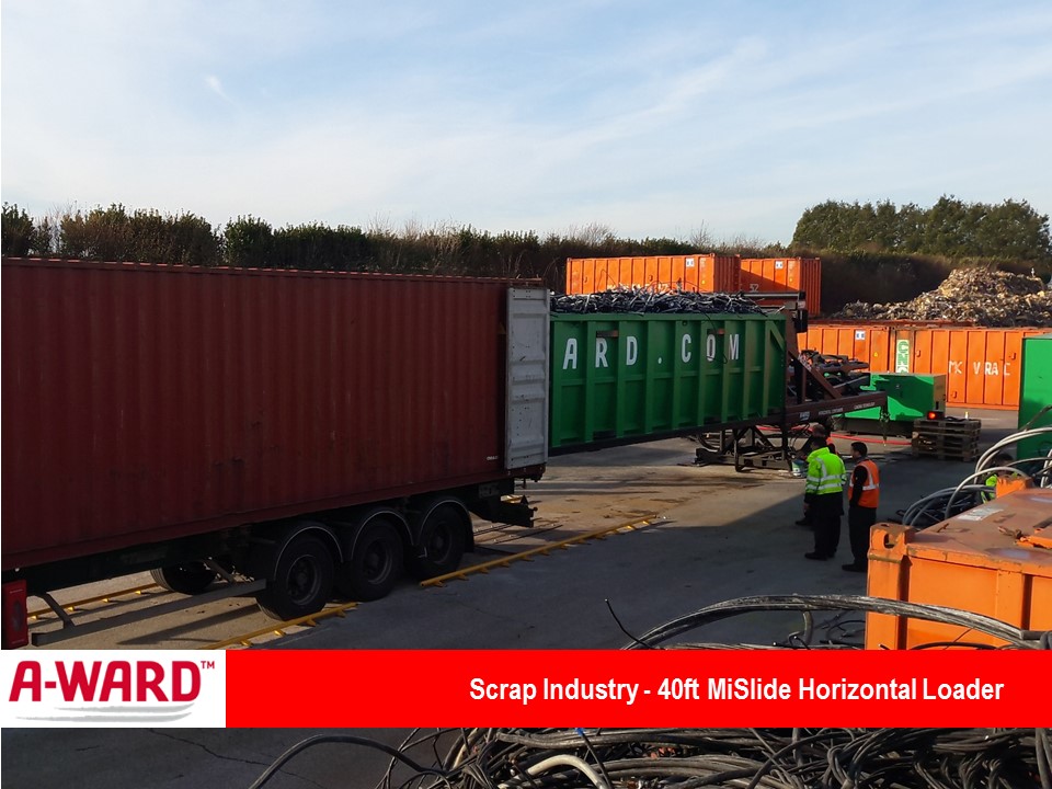 Scrap Industry MiSlide 40Ft Container Horizontal Loader
